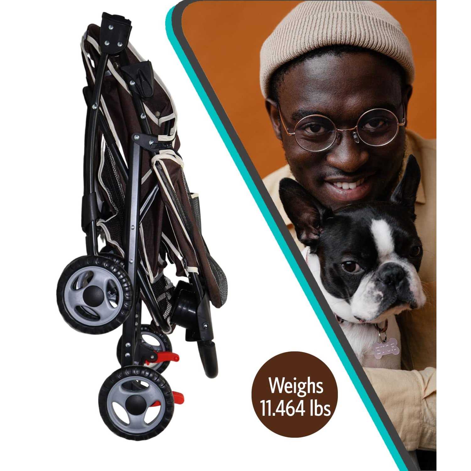 Alternative view of AmorosO Pet Stroller