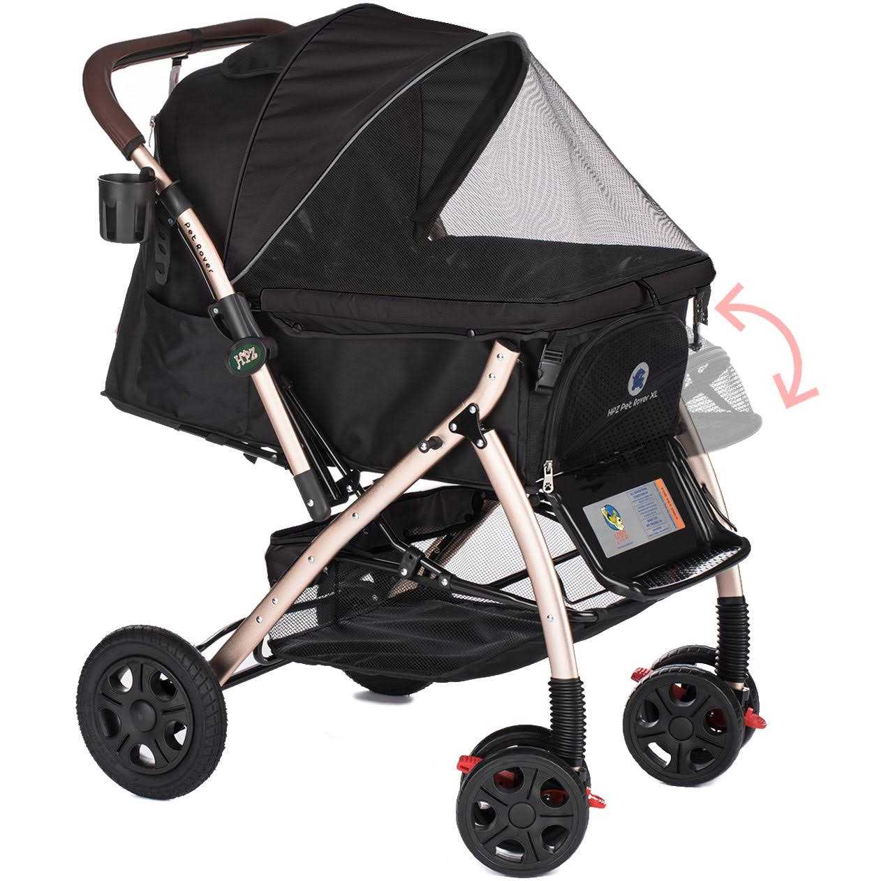 HPZ Rover Premium Heavy Duty Pet Stroller