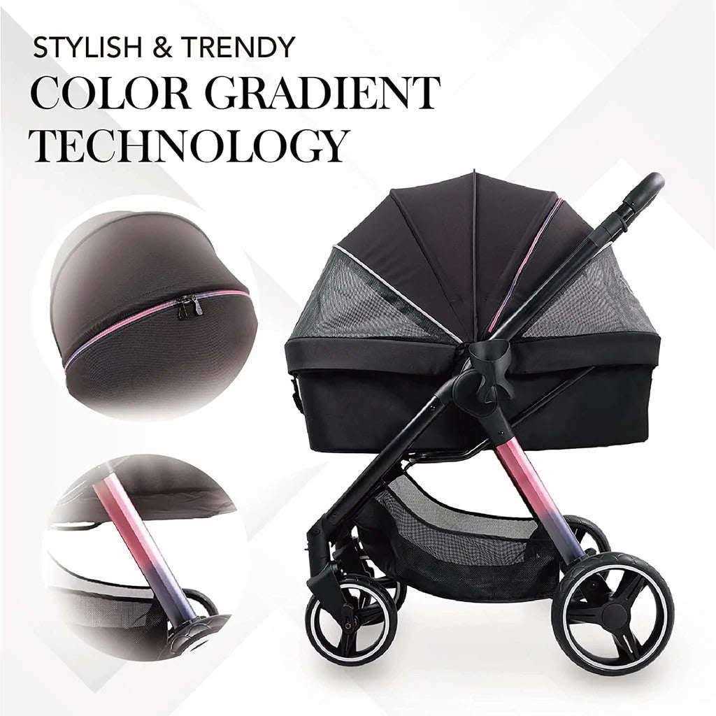 Alternative view of Ibiyaya Retro Luxe Pet Stroller