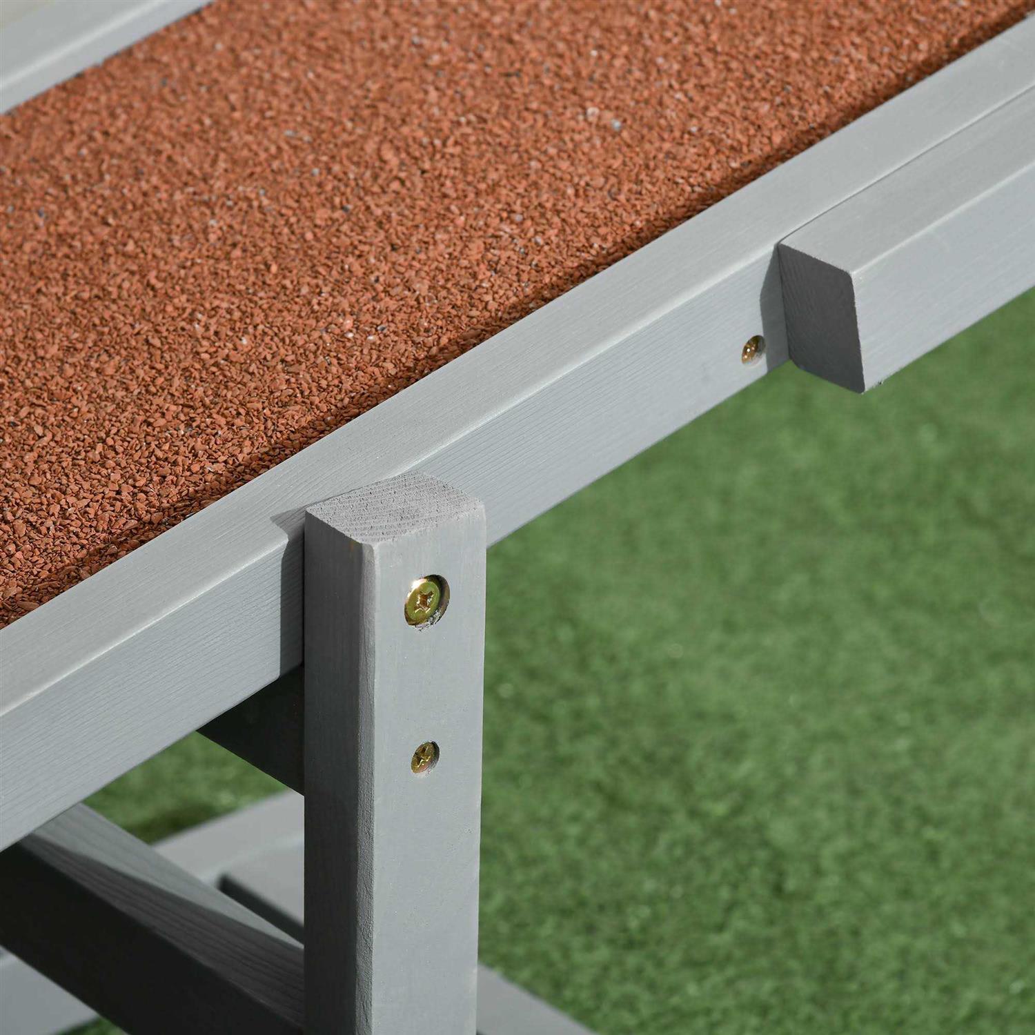 Alternative view of PawHut Wooden Dog Agility Seesaw for Training and Exercise
