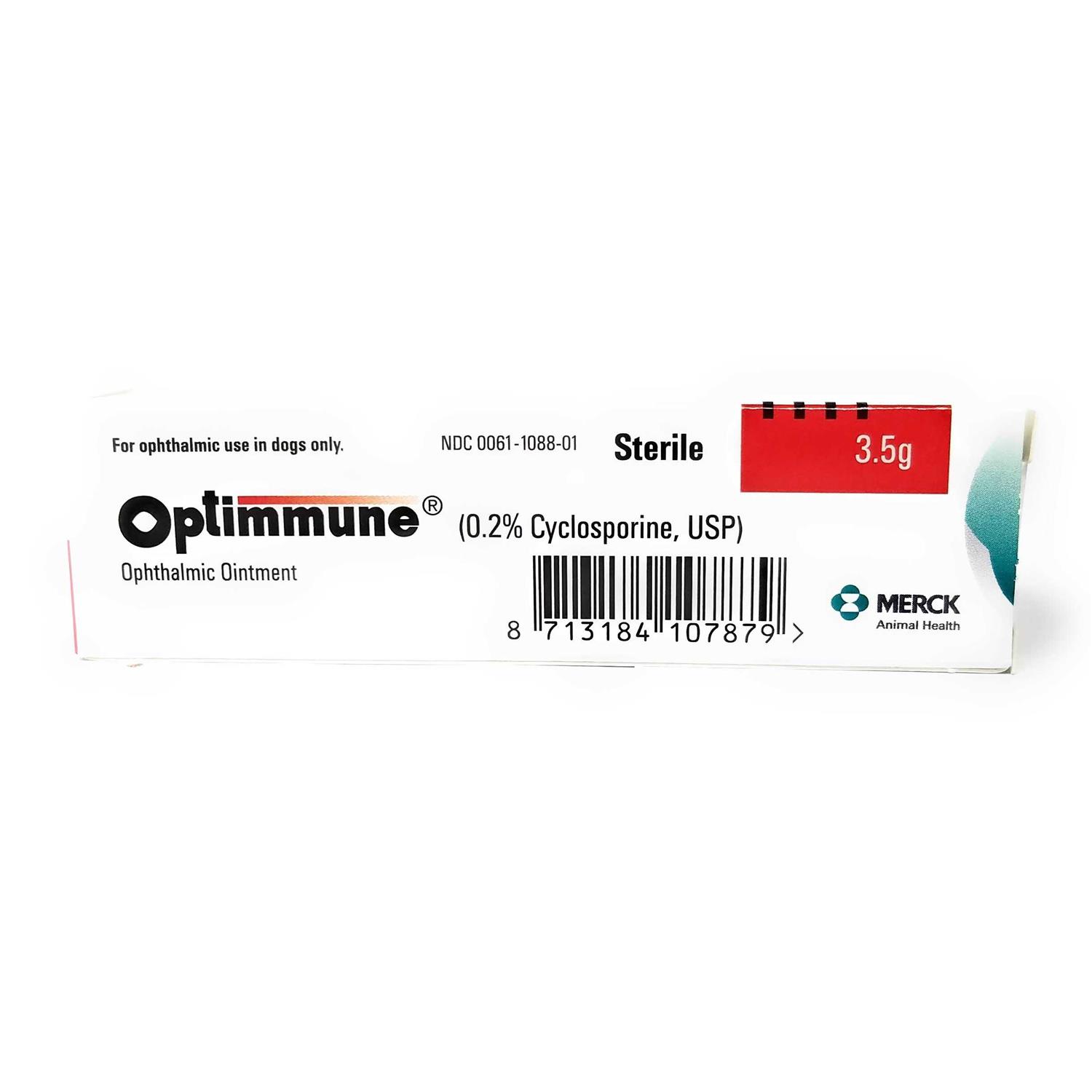Alternative view of Optimmune Ophthalmic Ointment