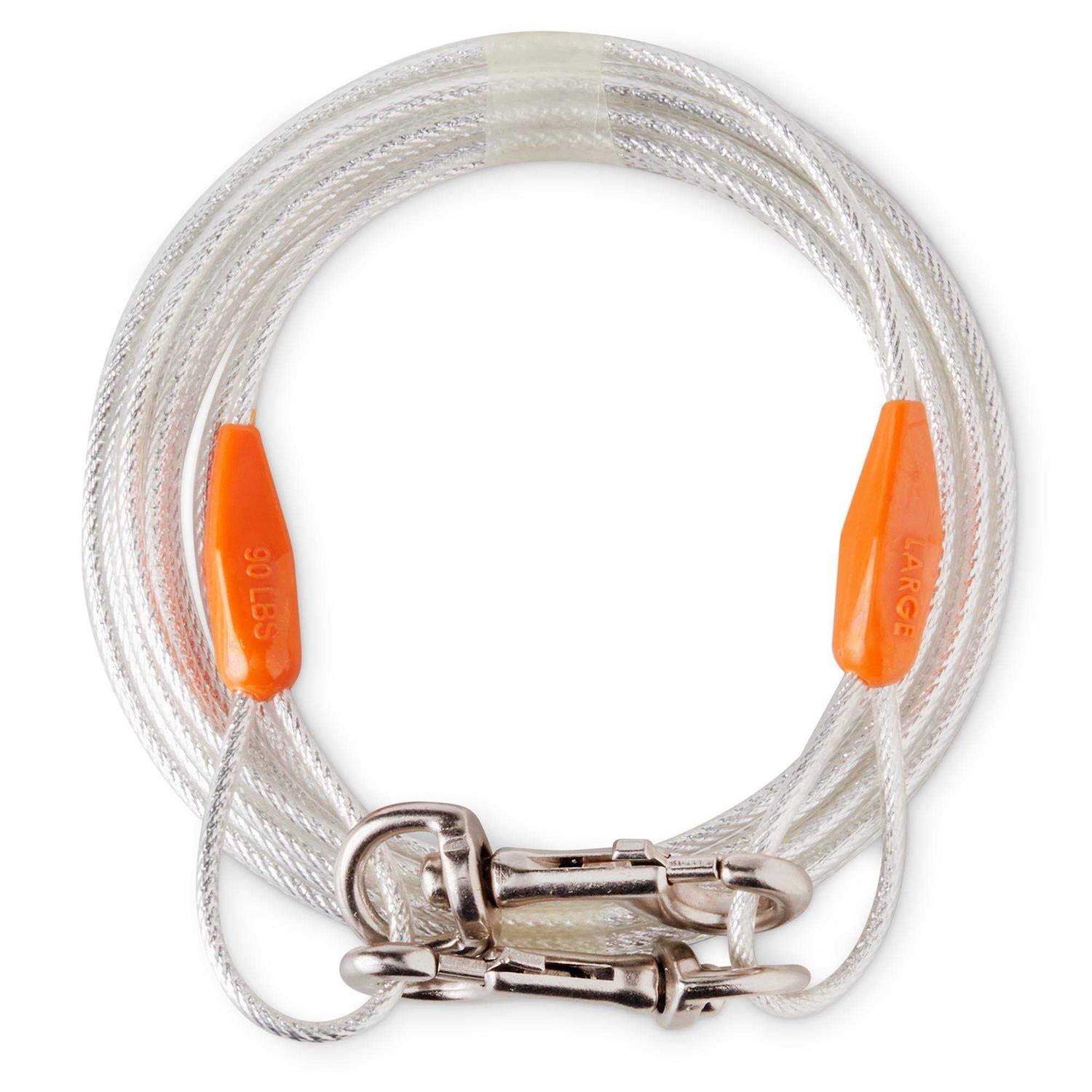 Vibrant Life Reflective Vinyl-Covered Tie-Out for Dogs