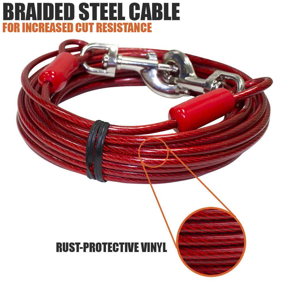 Alternative view of BV Pet Tie Out Cable for Dogs Up to 125 Pounds
