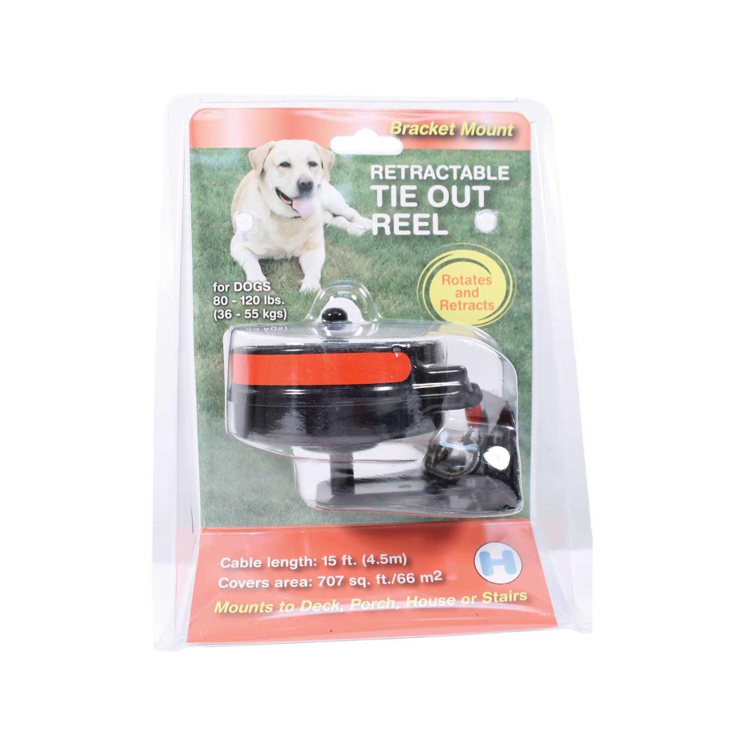 Alternative view of Lixit Bracket Mount Retractable Tie Out Reel
