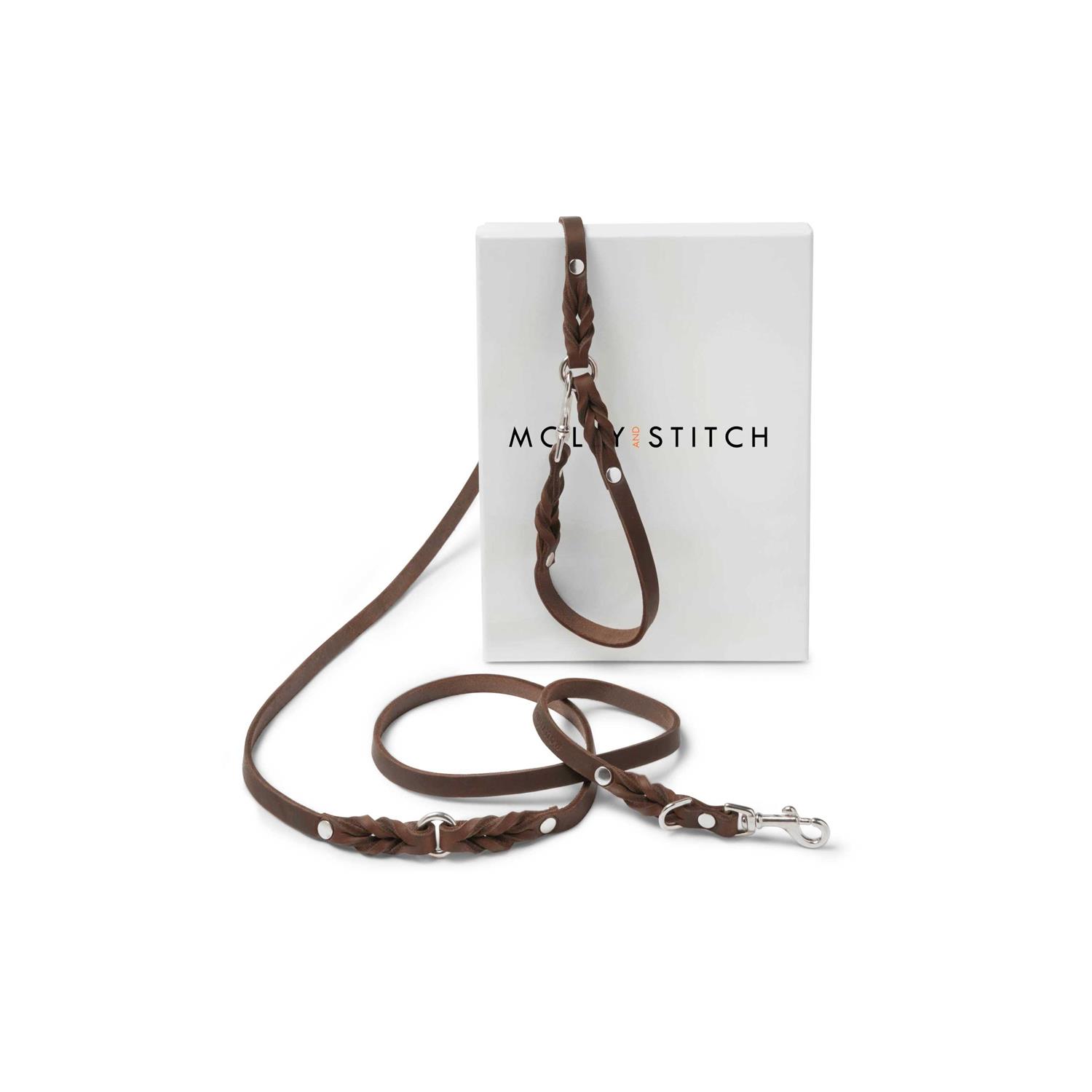Butter Leather 3x Adjustable Dog Leash Molly And Stitch US