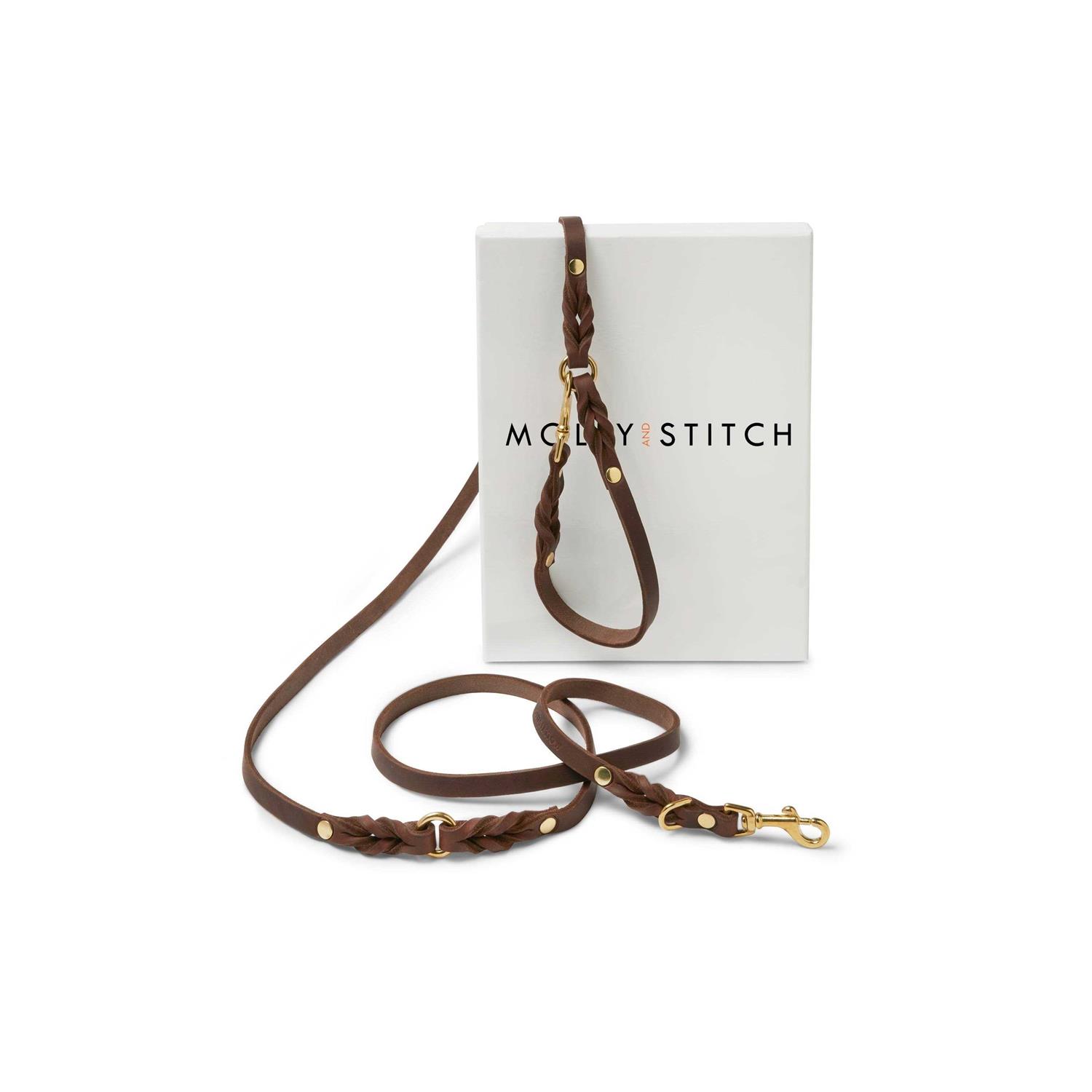 Butter Leather 3x Adjustable Dog Leash Molly And Stitch US