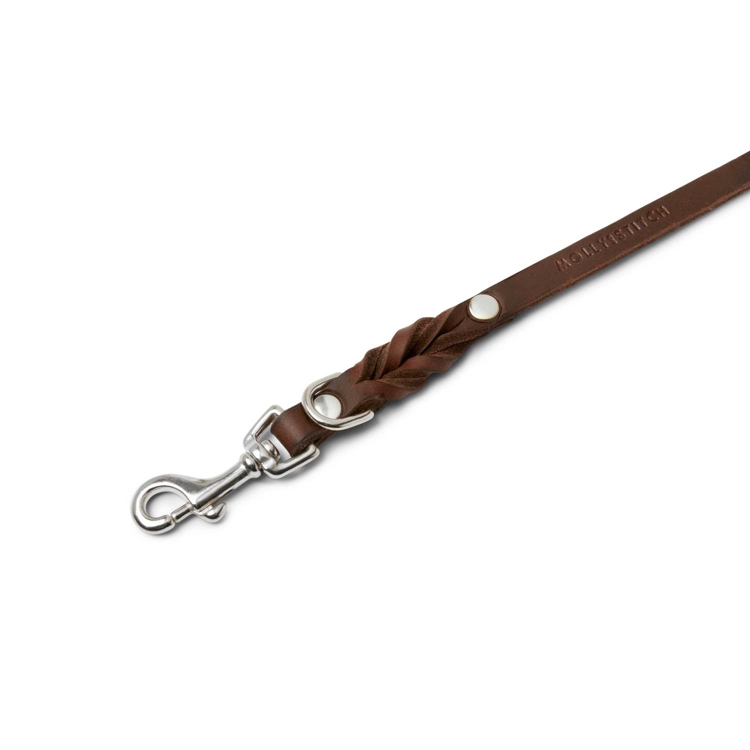 Alternative view of Butter Leather 3x Adjustable Dog Leash Molly And Stitch US