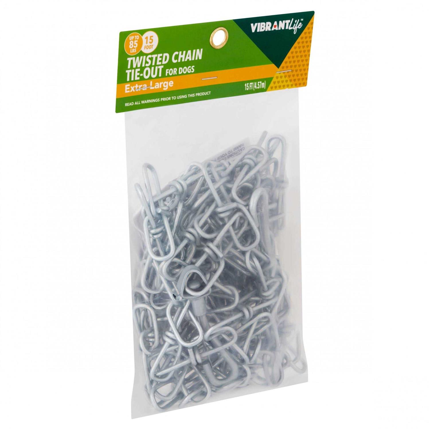Alternative view of Vibrant Life Twisted Chain Tie-Out for Dogs