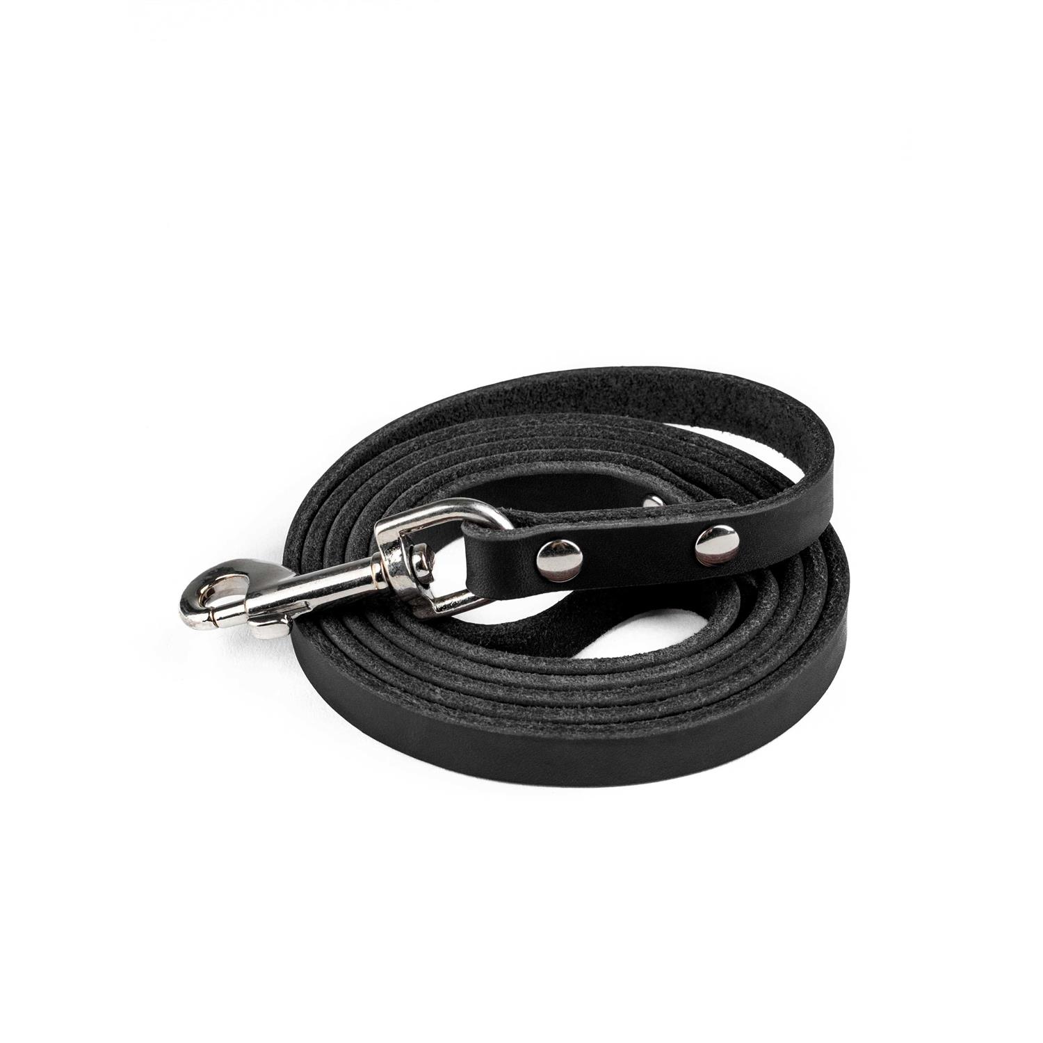 Mighty Paw Leather Dog Leash Super Soft Distressed Leather