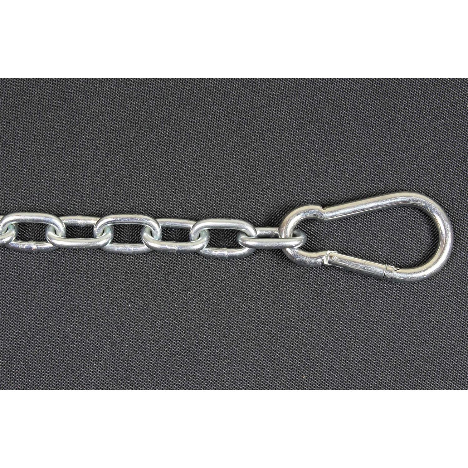 Alternative view of Bushwhacker Chew Proof Truck Bed Two Dog Tether Chain SUV Pet Leash Harness Vehicle Restraint Barrier Cable Dual Tie Down Out