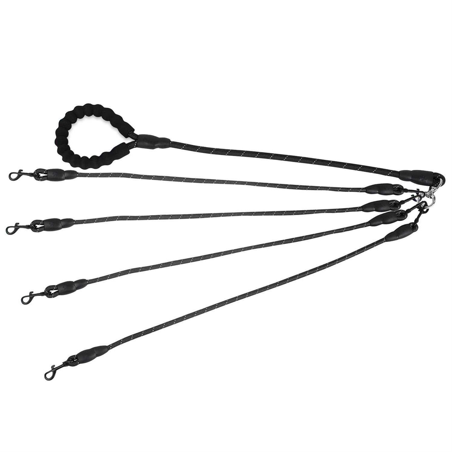 Greeney Way Dog Leash,No Tangle Multiple Dog Rope Leash Nylon Pet Straps for Dog Outdoor Walking