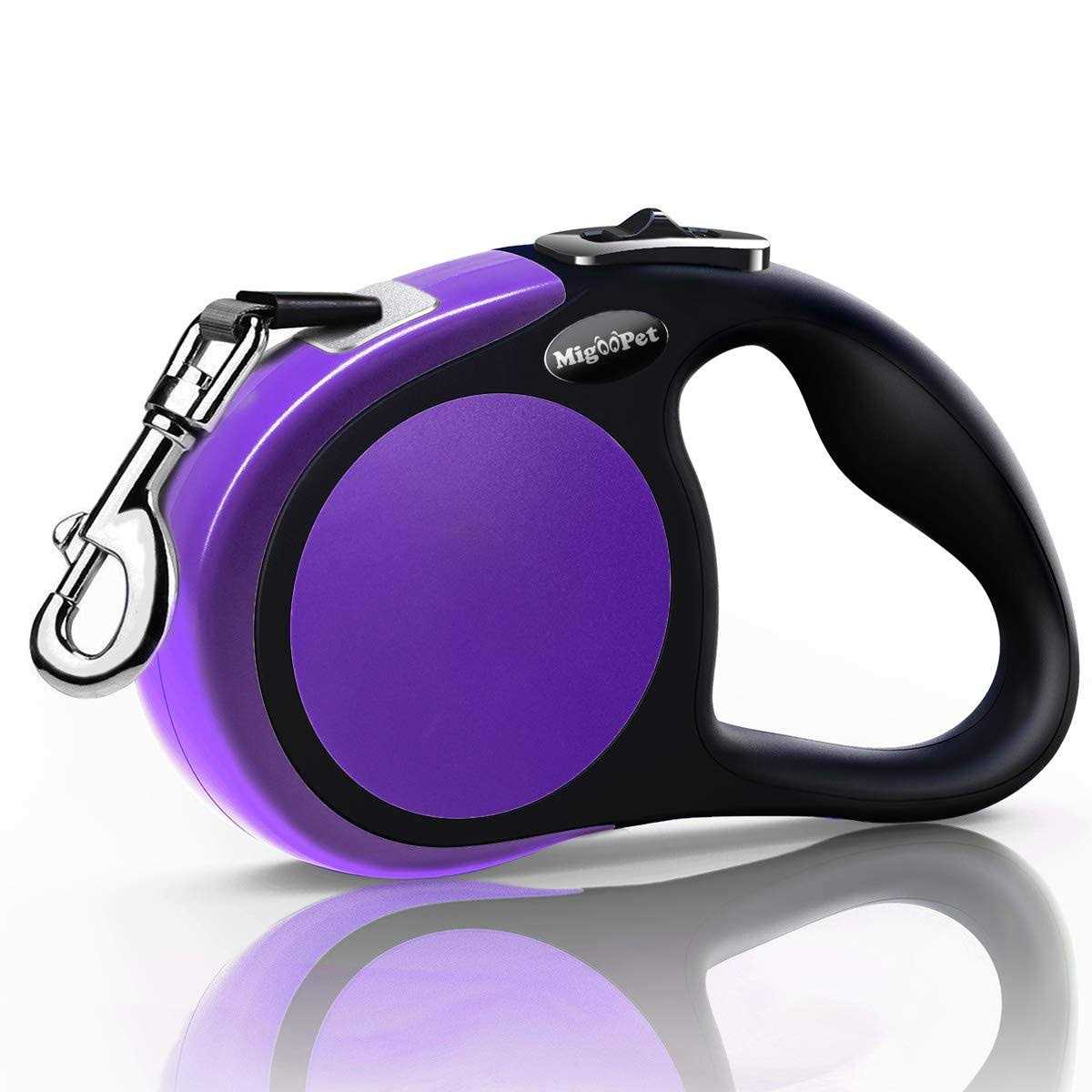 Meegood Heavy Duty Retractable Dog Leash-16ft Strong & Durable Walking Leash for S to L Dogs up to 45/115 lbs