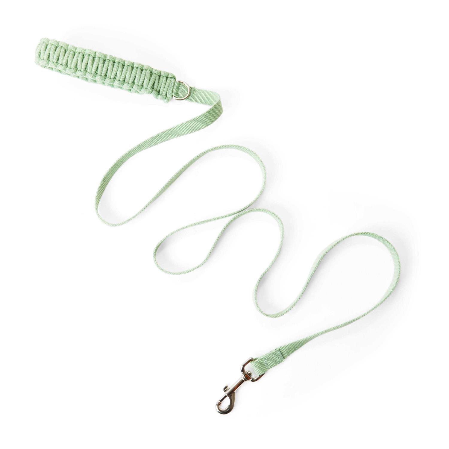 YOULY Green Macrame Dog Leash