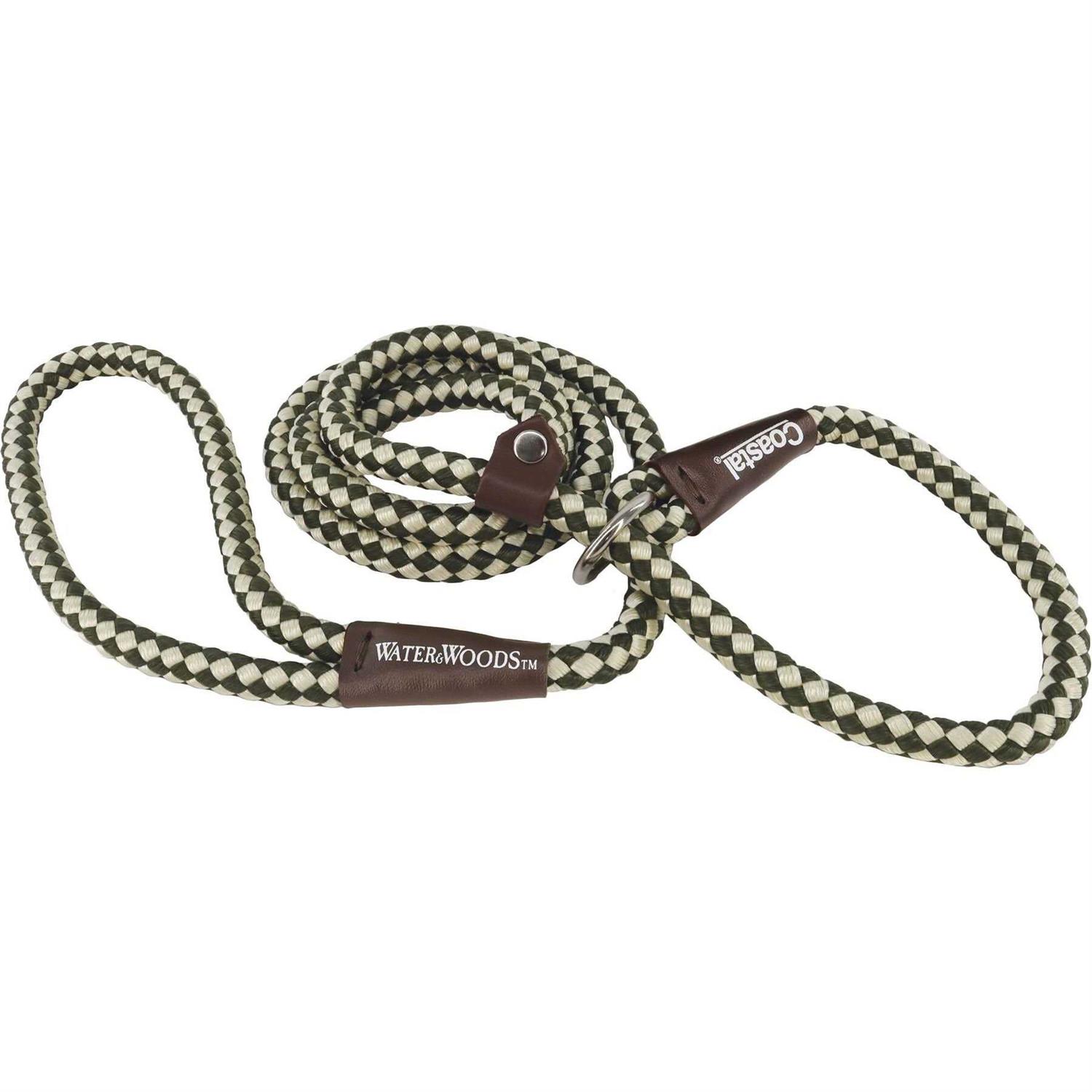 Water & Woods Braided Rope Dog Slip Leash