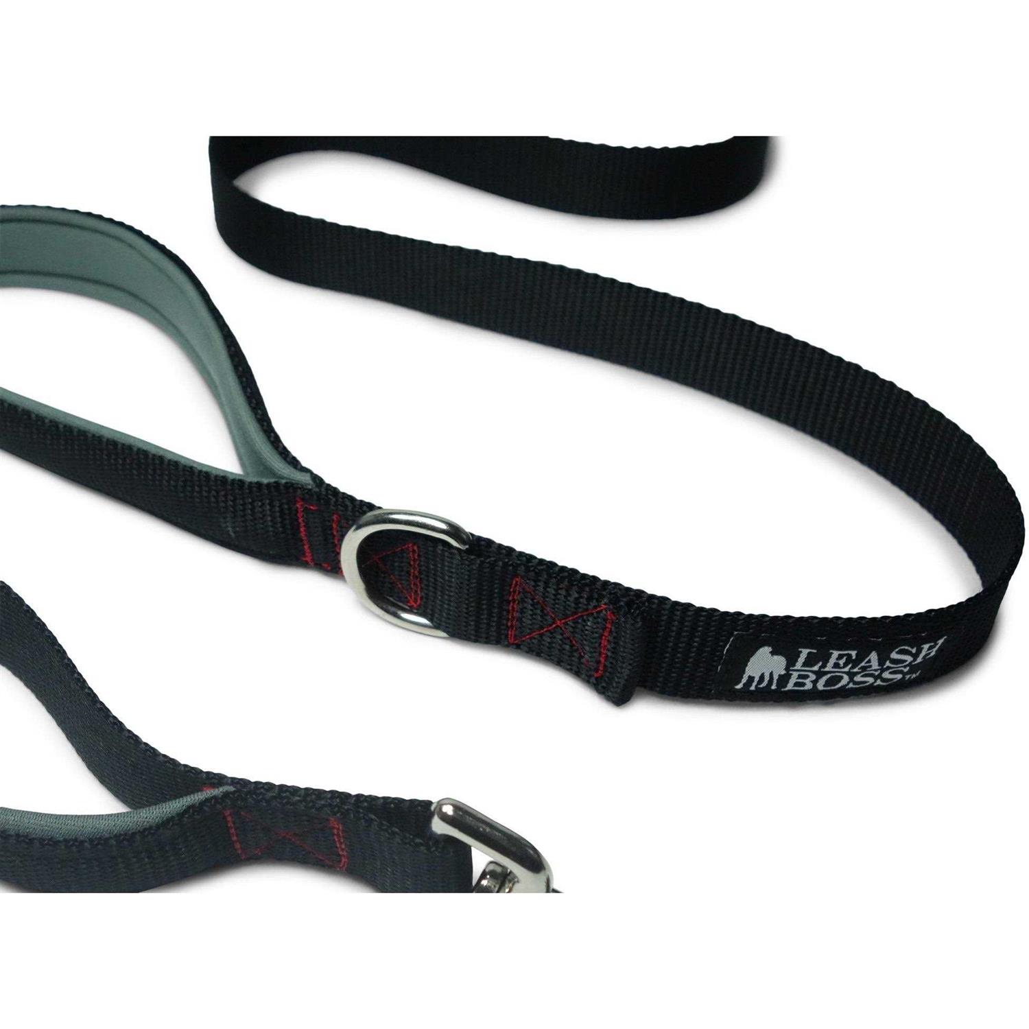 Alternative view of Leashboss Heavy Duty Dog Leash for Large Dogs Double Handle Training Lead for Walking Dogs