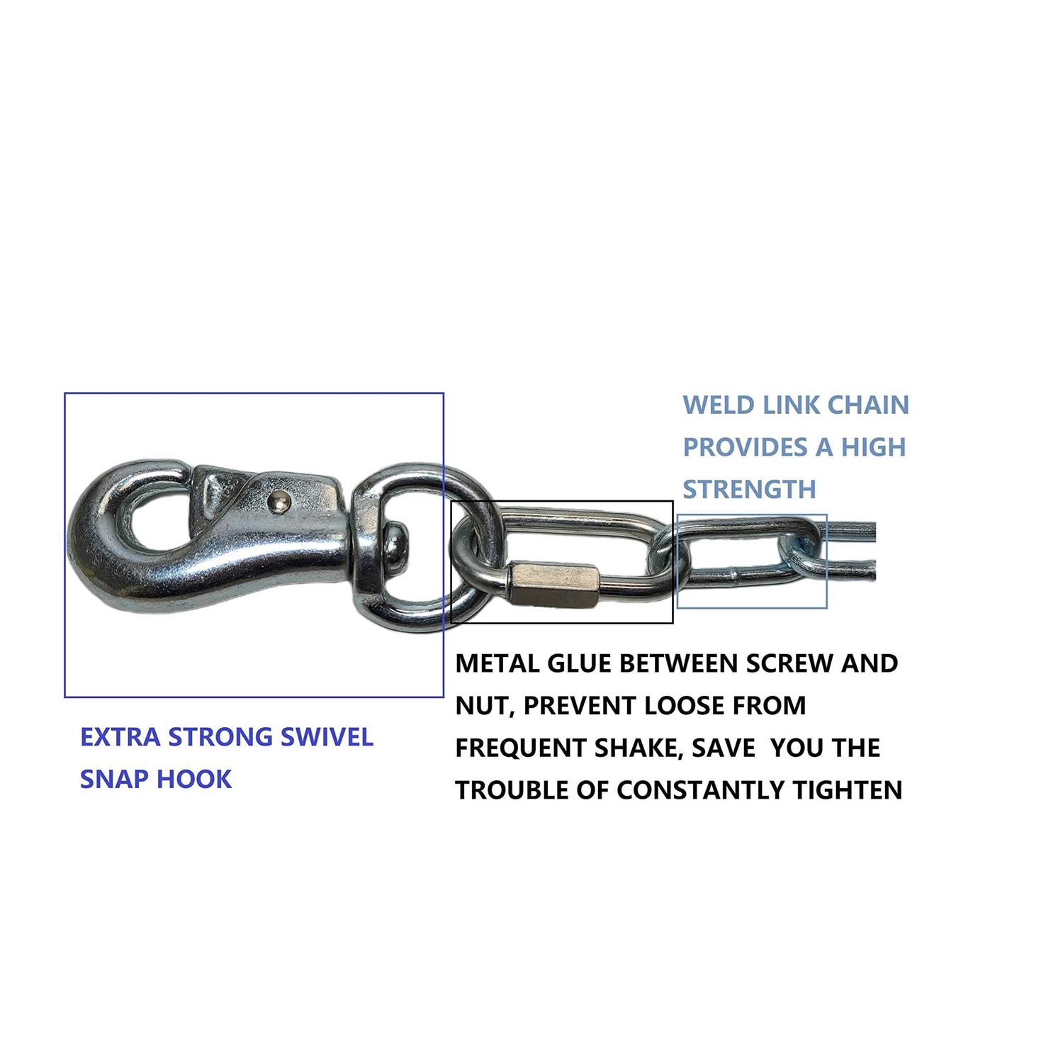 Alternative view of LIFSTAR Heavy Duty Dog Runner chain Dog Tie Out for Medium to Large Dogs
