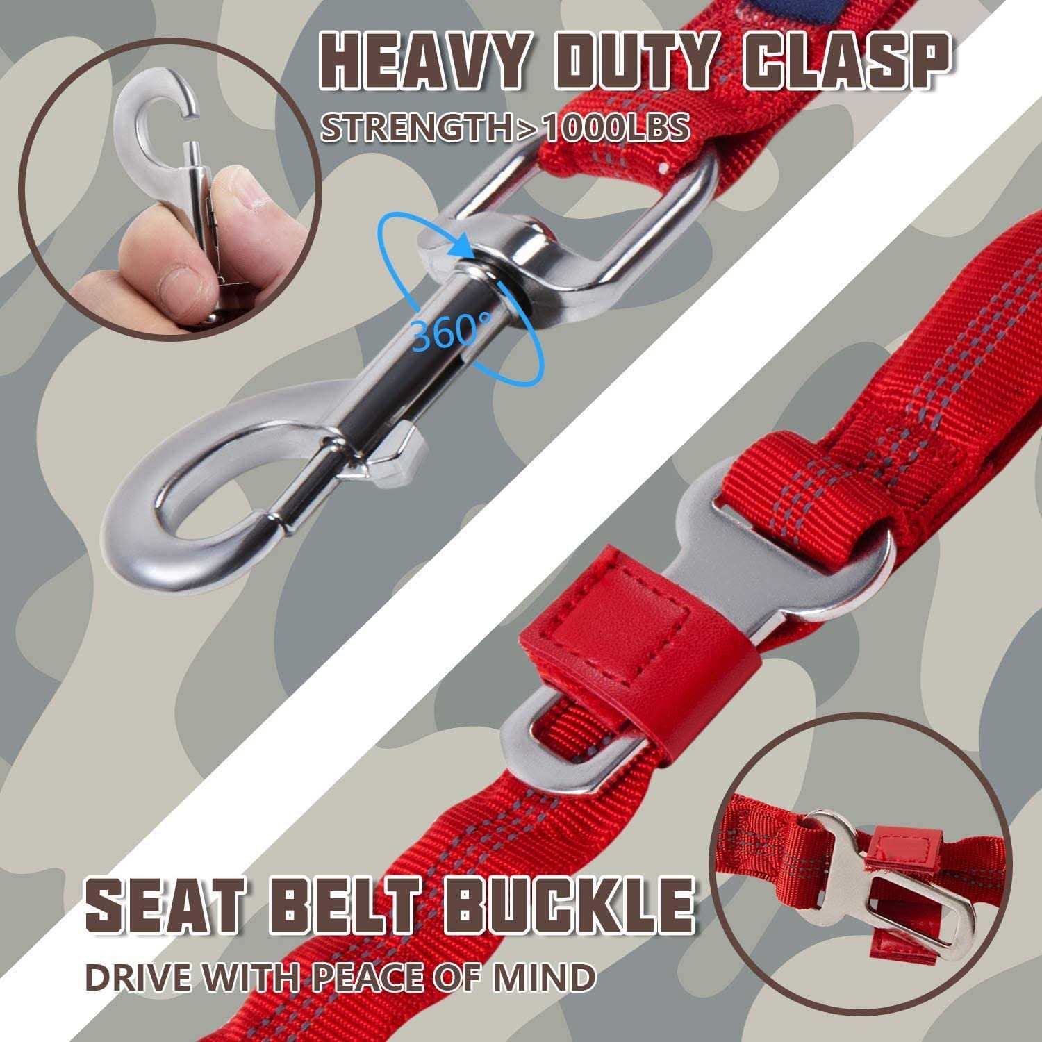 Alternative view of Auroth Dog Leash Large Dogs Heavy Duty Dog Leash Bungee