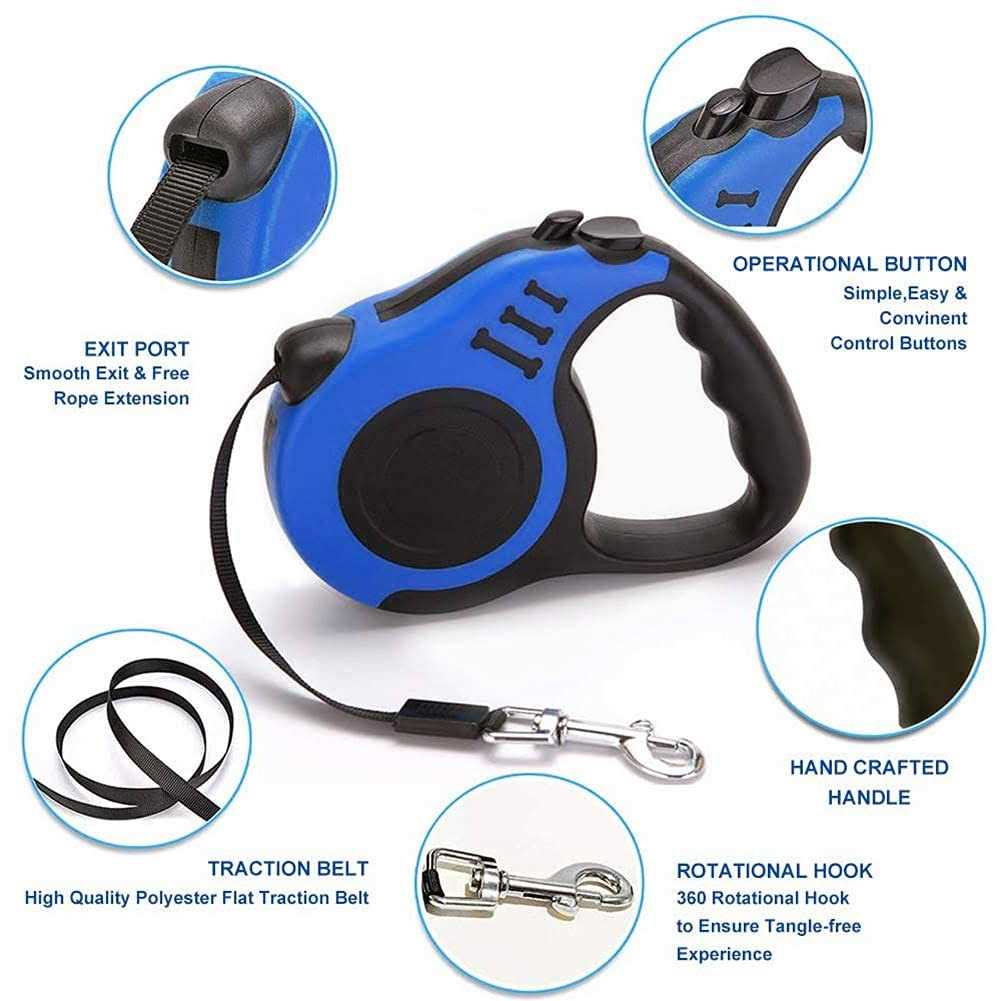 Alternative view of Alicedreamsky Retractable Dog Leash Long Suitable for Small Medium Dogs up