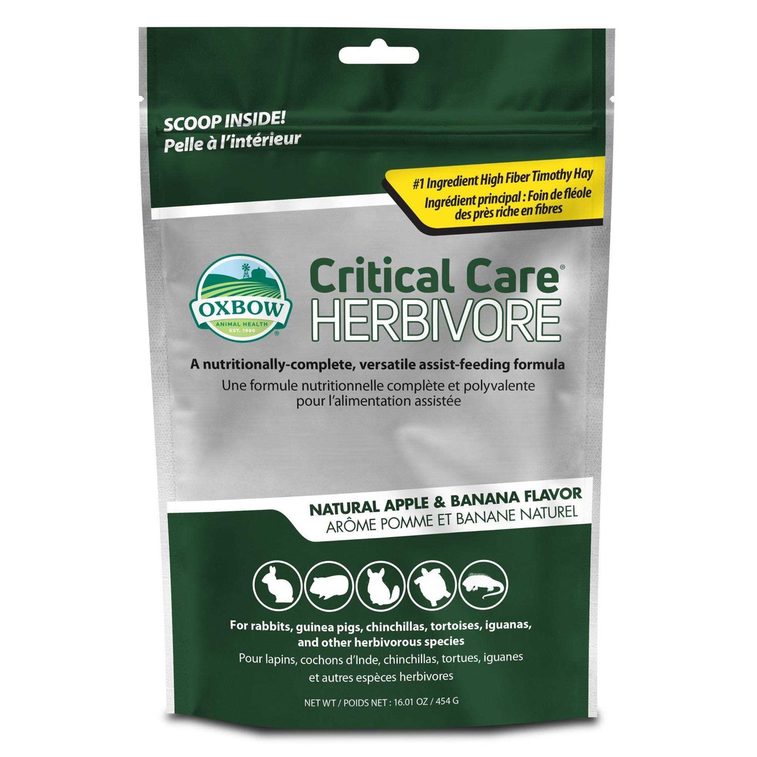 Oxbow Critical Care Herbivore Apple-Banana