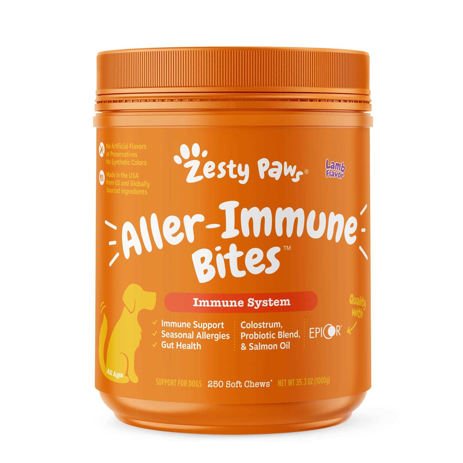 Zesty Paws Salmon Allergy & Immune Bites for Dogs