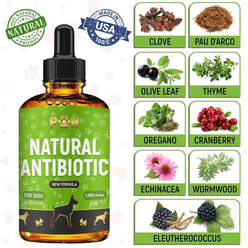 Alternative view of Golden Paw Natural Antibiotics for Dogs Dog Liquid Antibiotics Supports Dog Allergy Relief