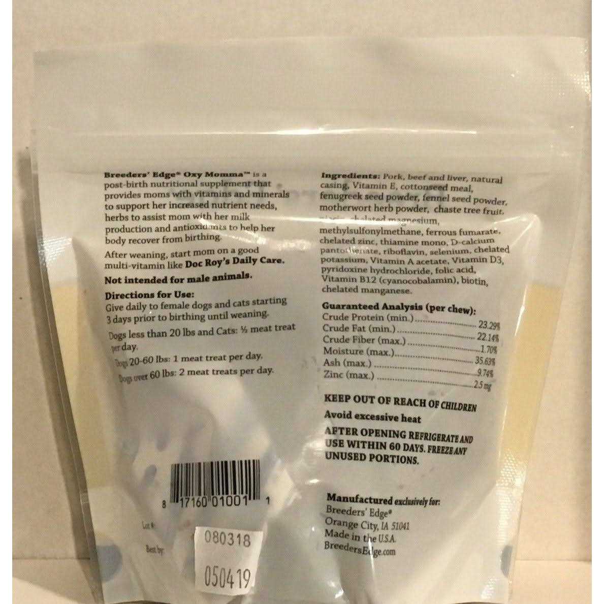 Alternative view of Revival Animal Health Breeder's Edge Oxy Momma Nursing & Recovery Supplement
