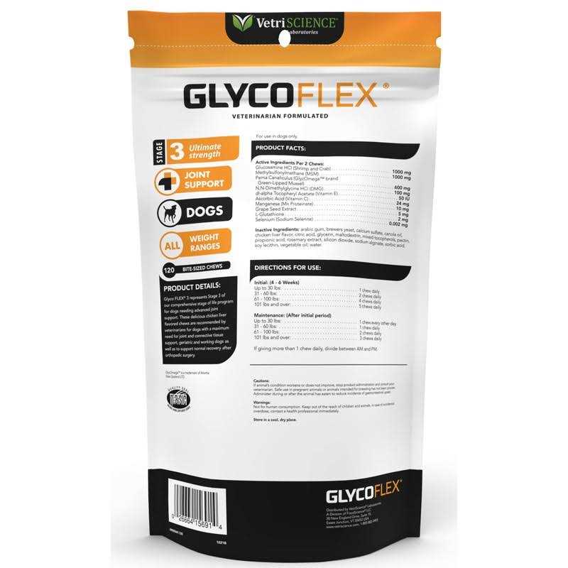 Alternative view of GlycoFlex 3 Dogs