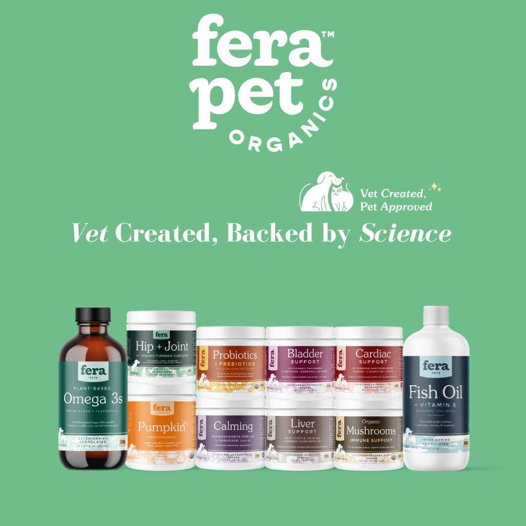 Alternative view of Fera Pet Organics Probiotics with Organic Prebiotics for Dogs & Cats