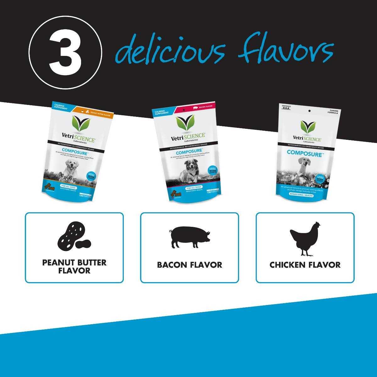 Alternative view of VetriScience Composure Chews for Dogs