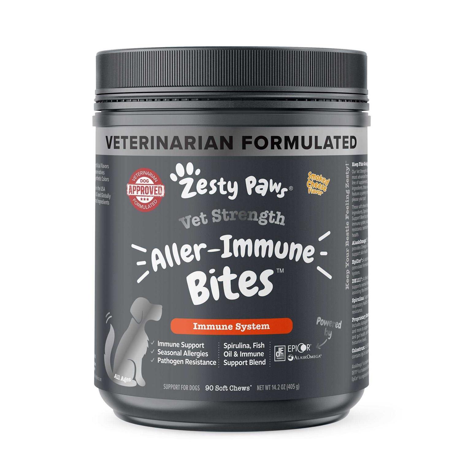 Zesty Paws Aller-Immune Bites Vet Strength for Dogs