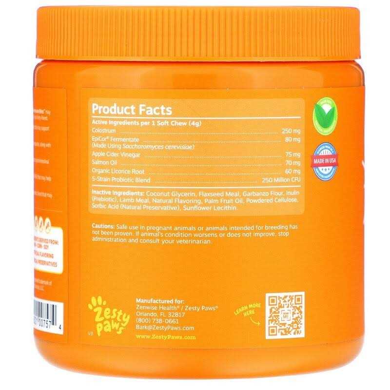Alternative view of Zesty Paws Allergy & Immune Bites for Dogs Lamb