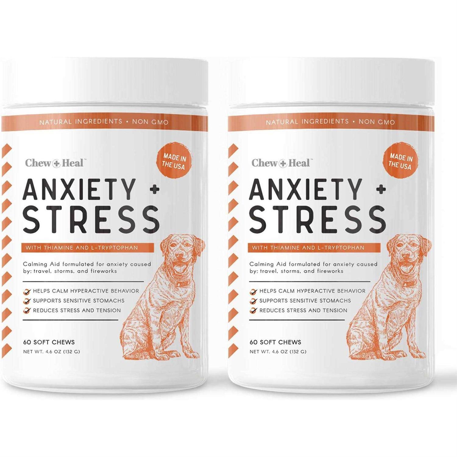 Chew + Heal Anxiety & Stress Dog Supplement