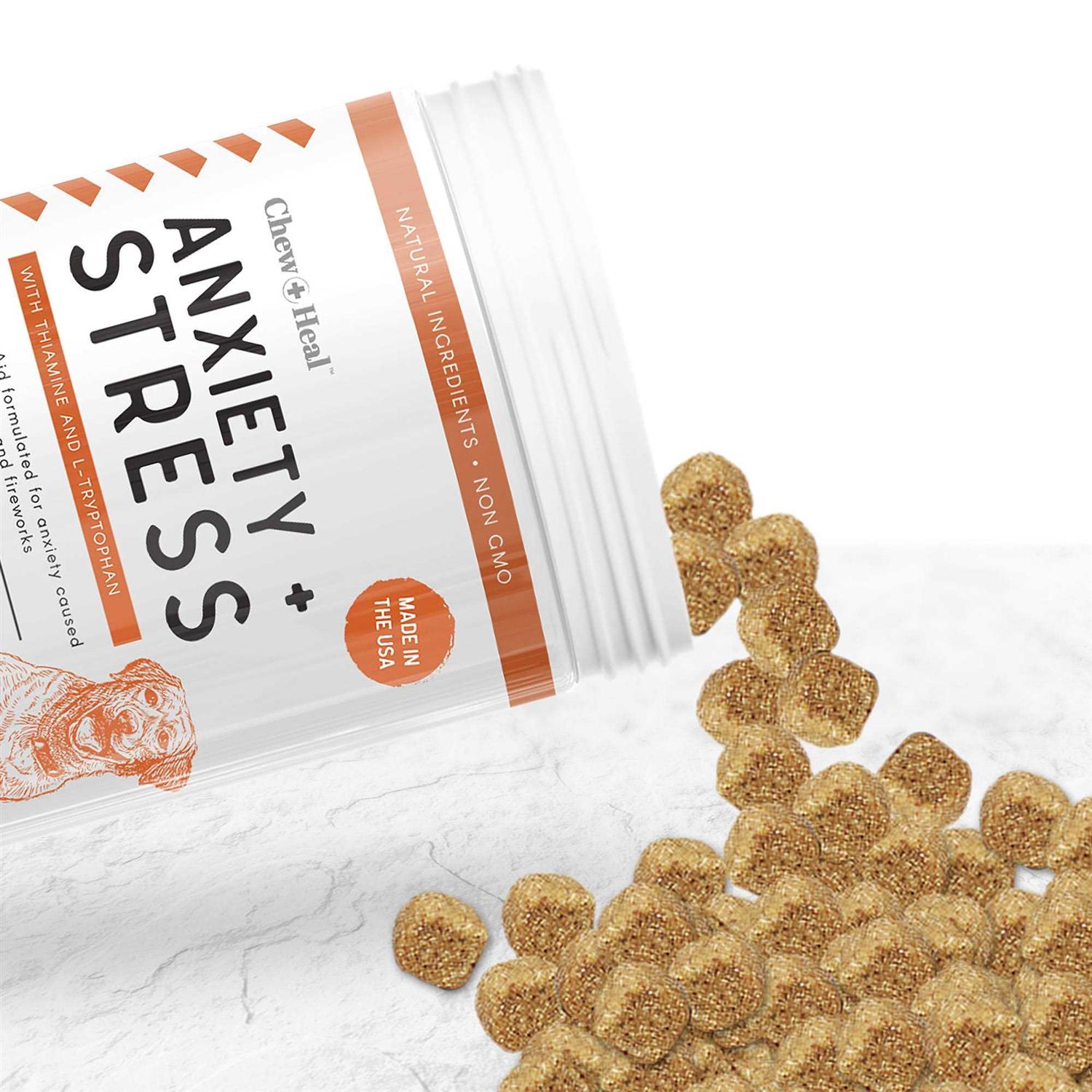 Alternative view of Chew + Heal Anxiety & Stress Dog Supplement