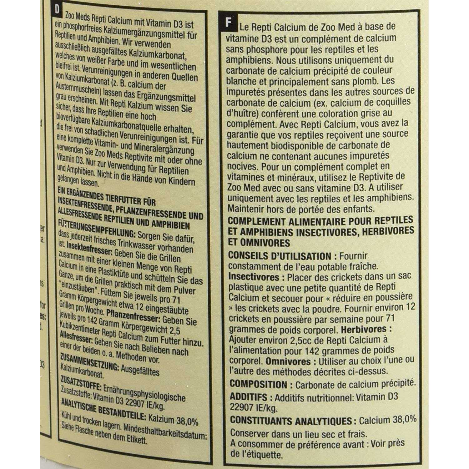 Alternative view of Zoo Med Repti Calcium with D3