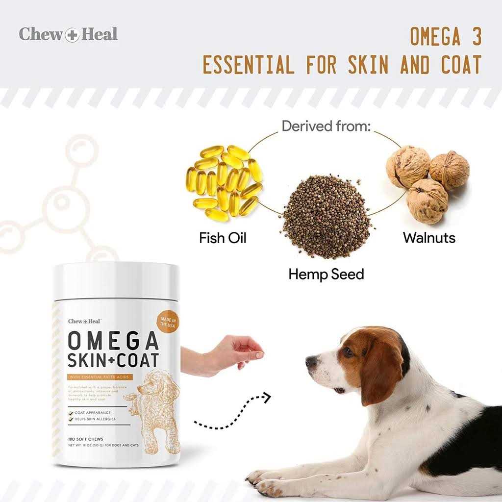Alternative view of Chew + Heal Omega Skin & Coat Supplement
