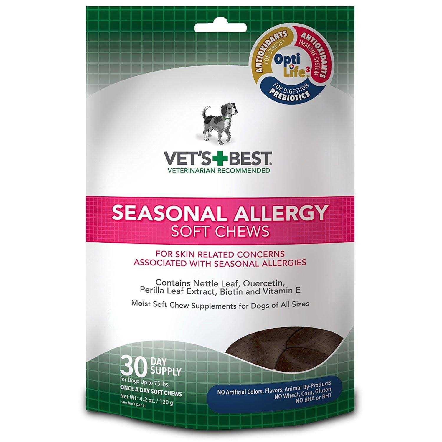 Alternative view of Vet's Best Seasonal Allergy Support Supplement