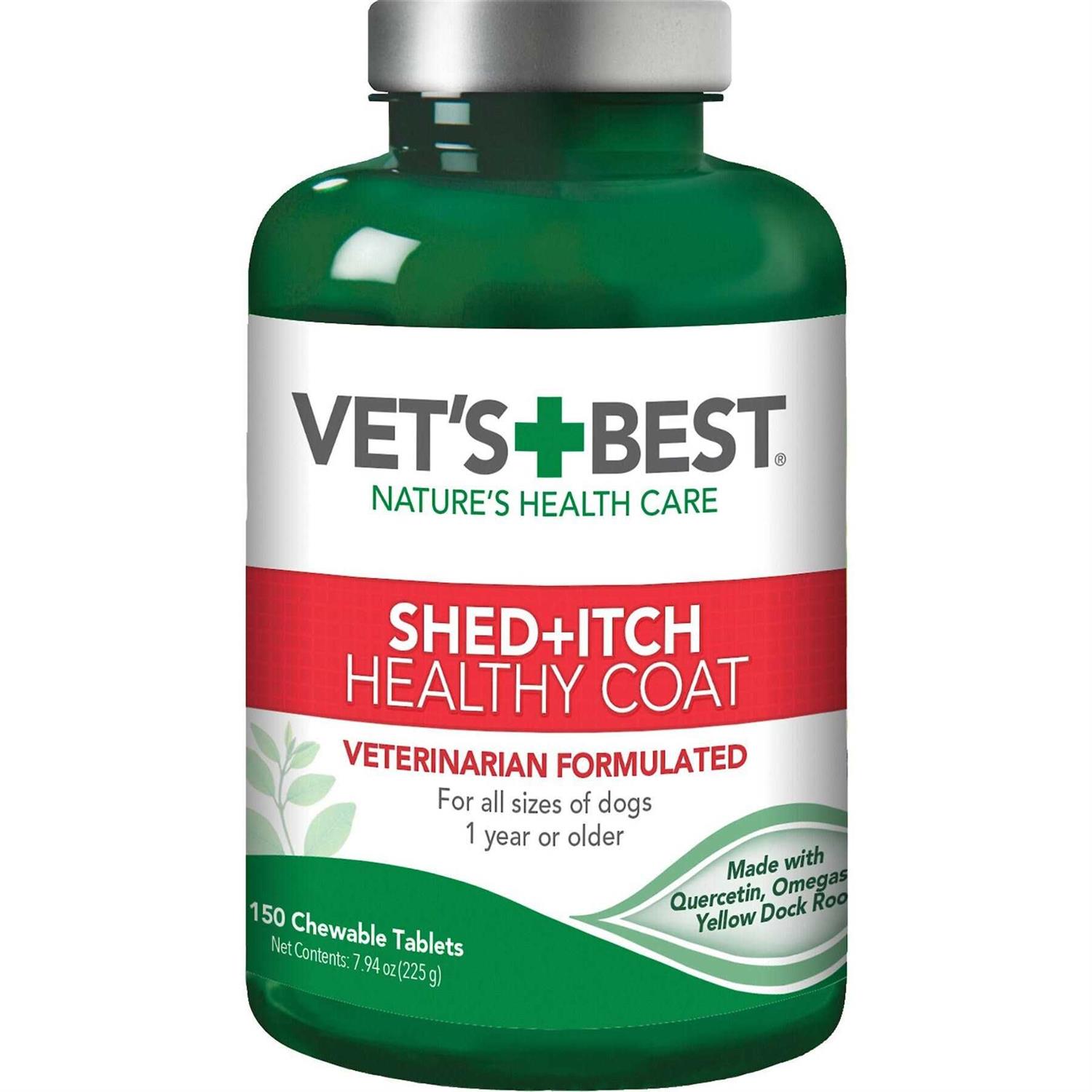 Vet's Best Healthy Coat Shed and Itch Relief Dog Supplements