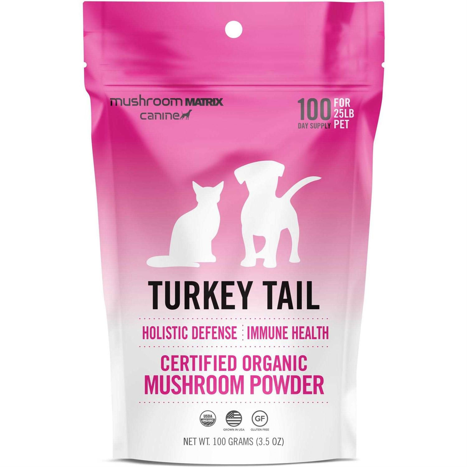 Alternative view of Canine Matrix Turkey Tail Mushroom Supplement