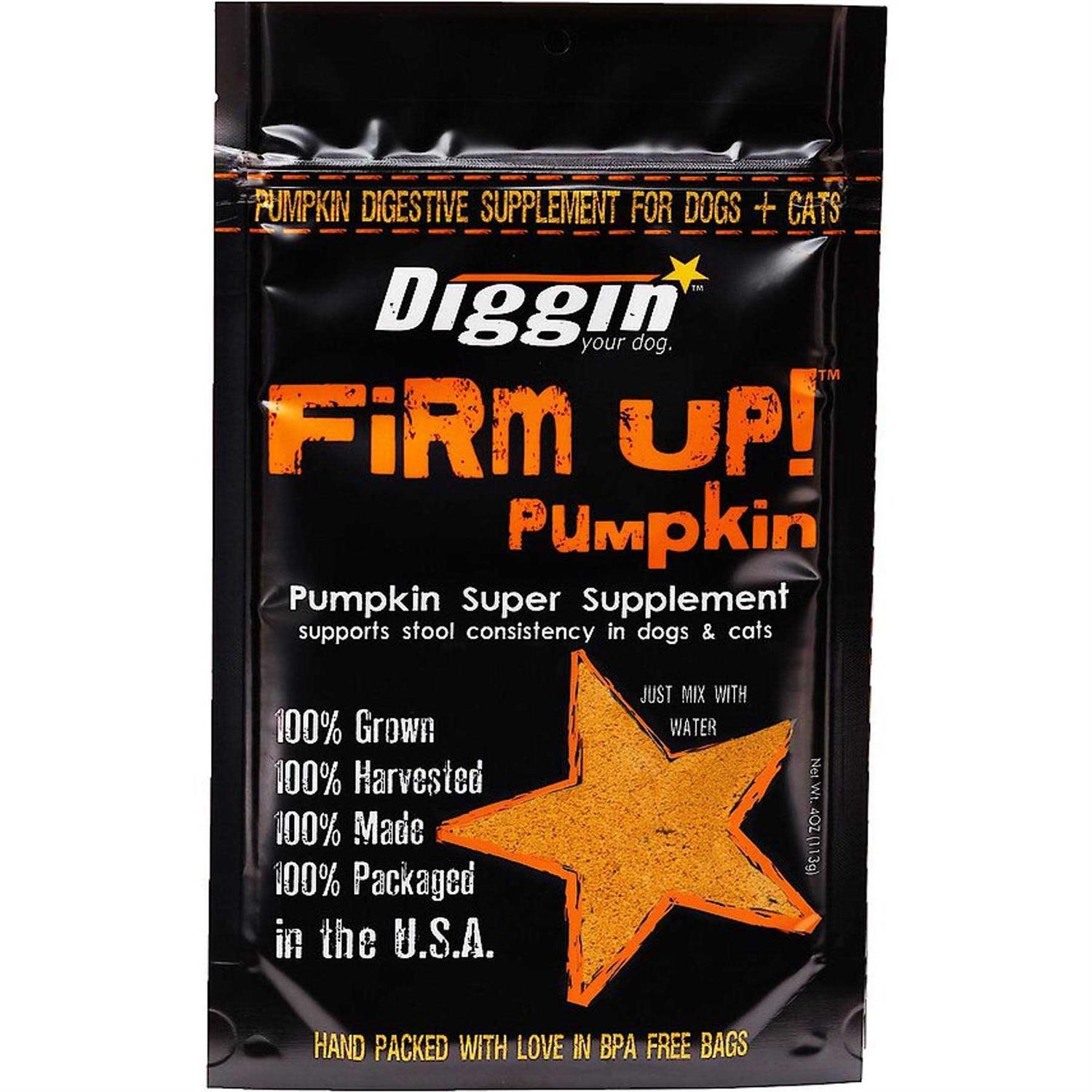 Diggin Your Dog Firm Up! Pumpkin Supplement