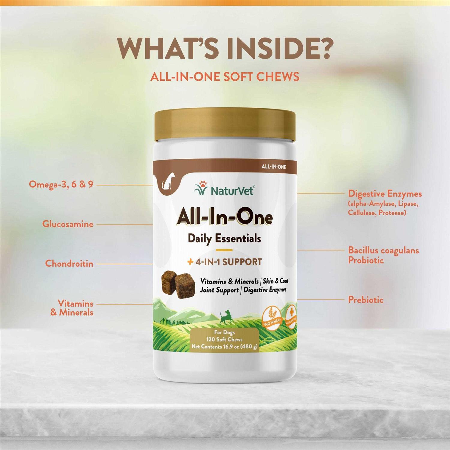 Alternative view of NaturVet All-In-One Soft Chews
