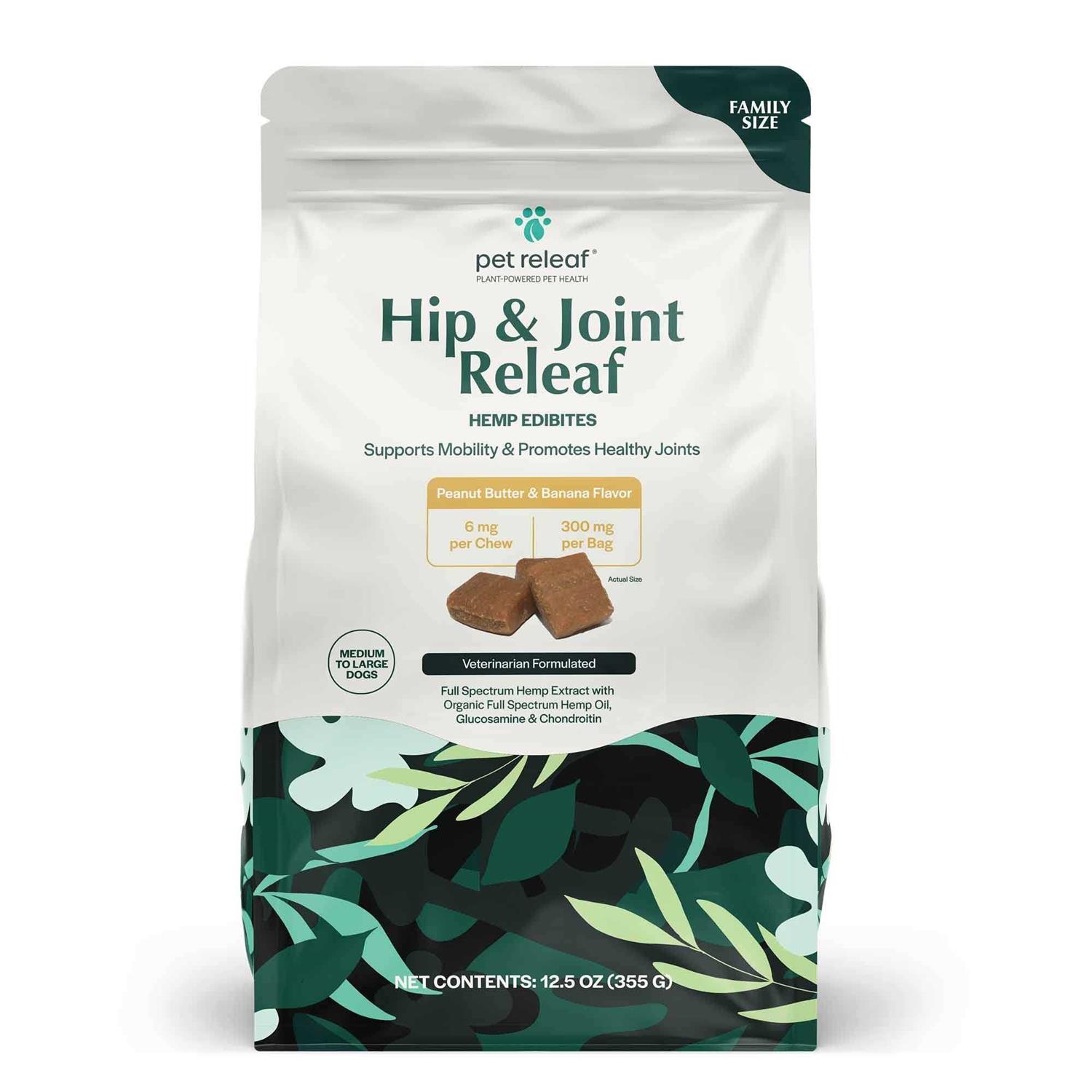 Alternative view of Pet Releaf Hip & Joint Releaf Edibites Peanut Butter & Banana Medium to Large Dogs