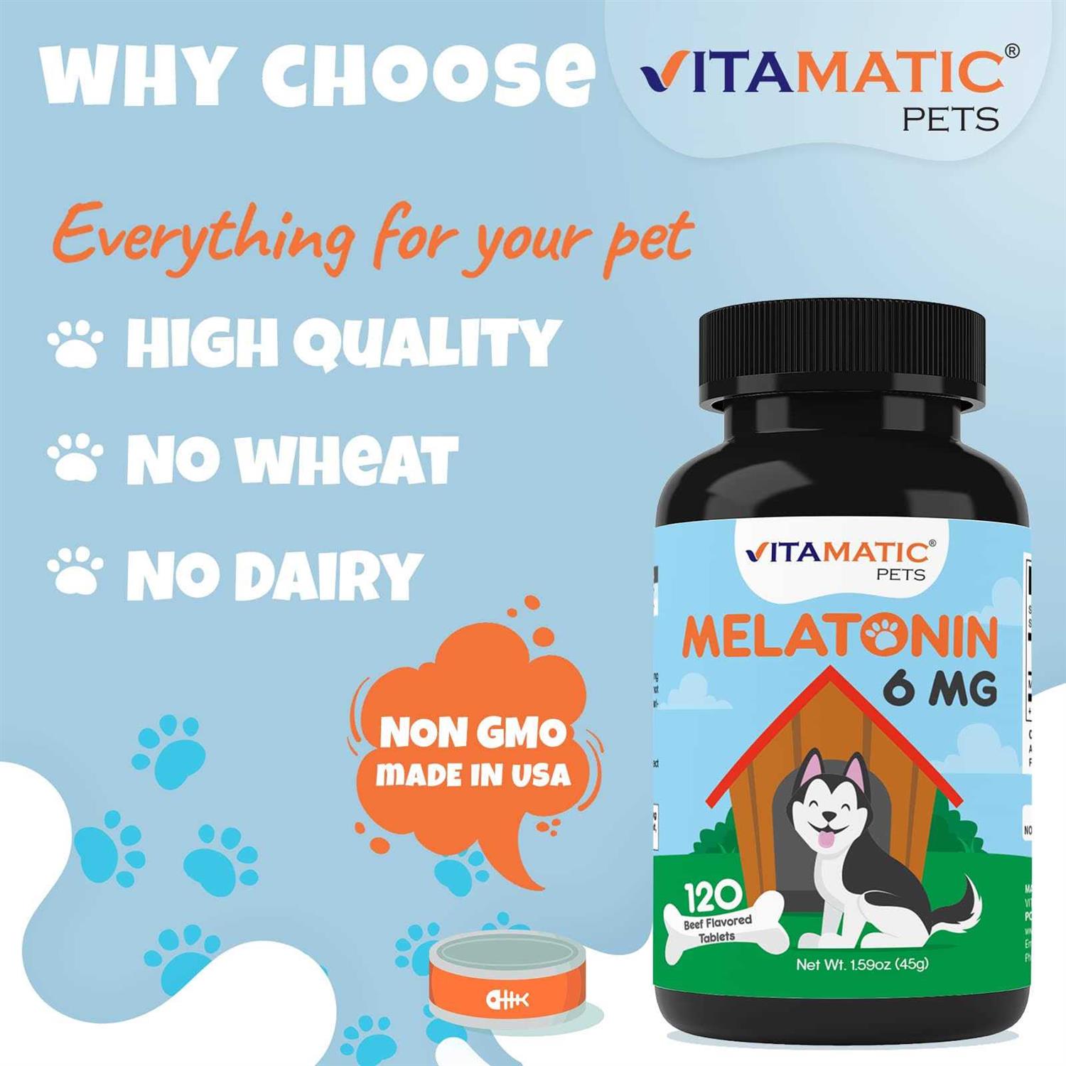 Alternative view of Vitamatic Melatonin for Dogs 6 mg