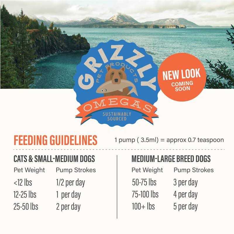 Alternative view of Grizzly Omega Health Liquid Omega-3 Supplement for Dogs