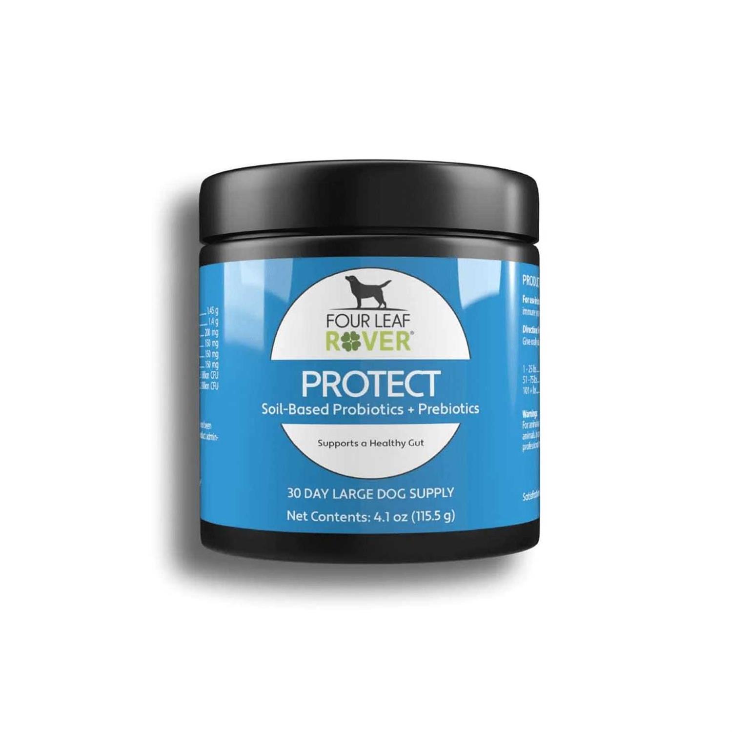 Four Leaf Rover Protect Soil-Based Probiotics and Prebiotics for Dogs