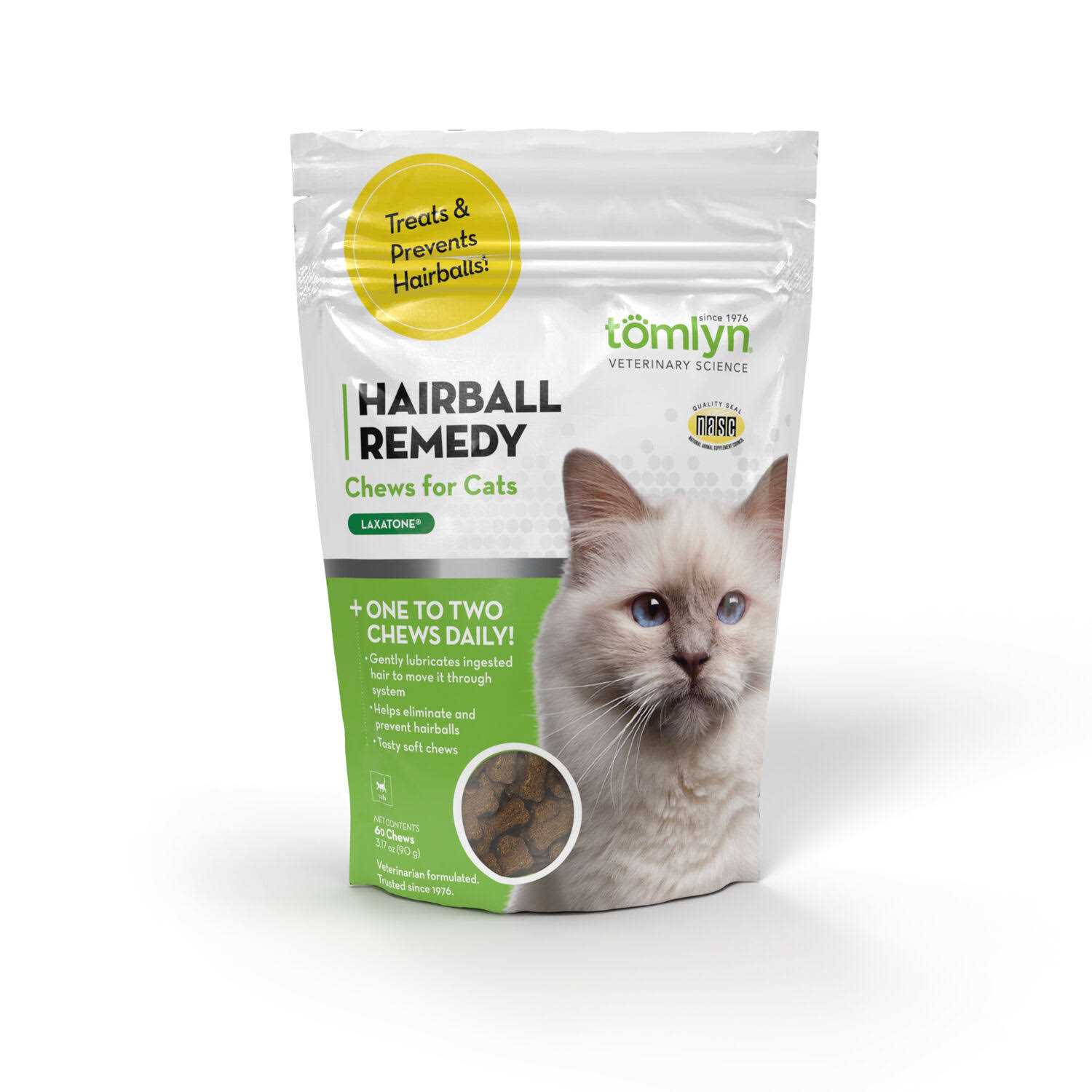Alternative view of Tomlyn Laxatone Hairball Remedy Chews for Cats