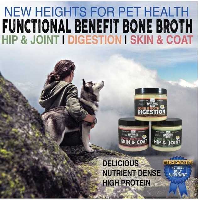 Alternative view of Nature's Diet Pet Original Bone Broth Protein Powder with Functional Benefits for Hip and Joint, Digestion, Skin and coat