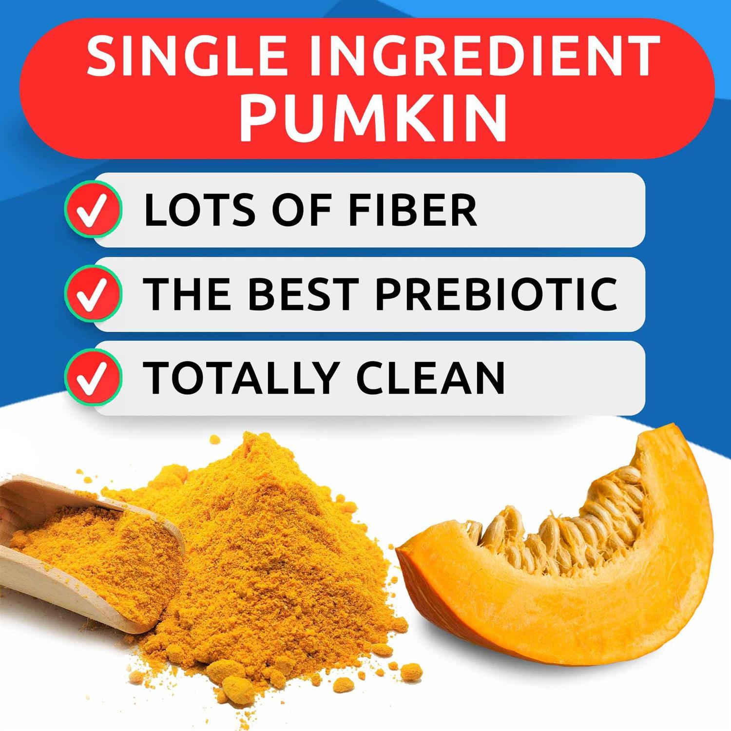 Alternative view of Bark&Spark Pumpkin for Dogs 8.1oz Powdered Fiber Supplement and Stool Softener