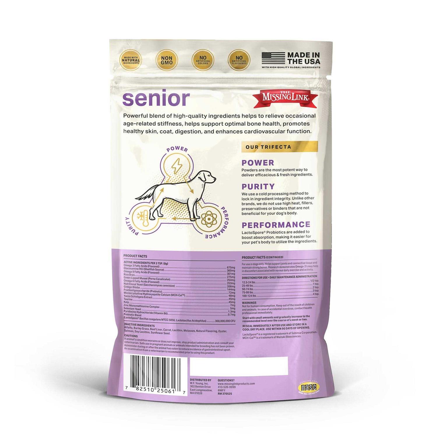 Alternative view of The Missing Link Senior Supplement 1lb