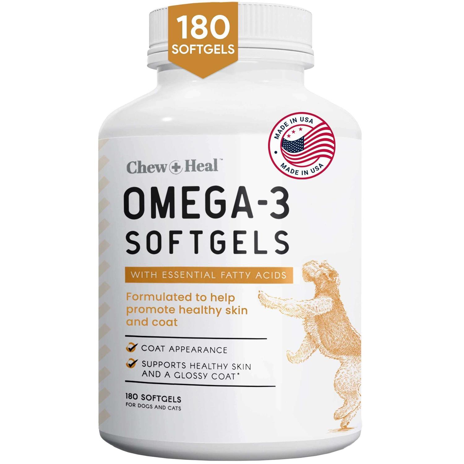 Chew + Heal Omega 3 Fish Oil for Dogs