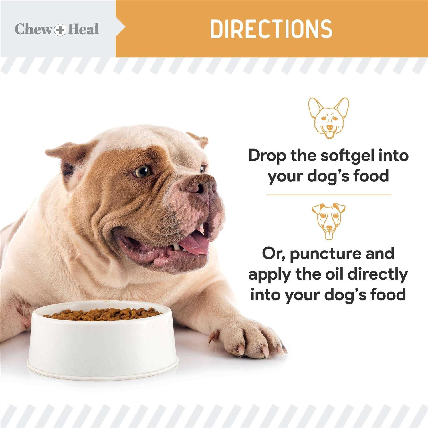 Alternative view of Chew + Heal Omega 3 Fish Oil for Dogs